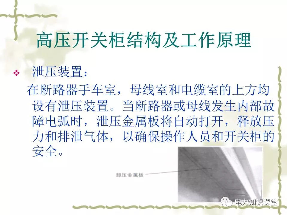 WWW 高压开关柜结构和工作原理