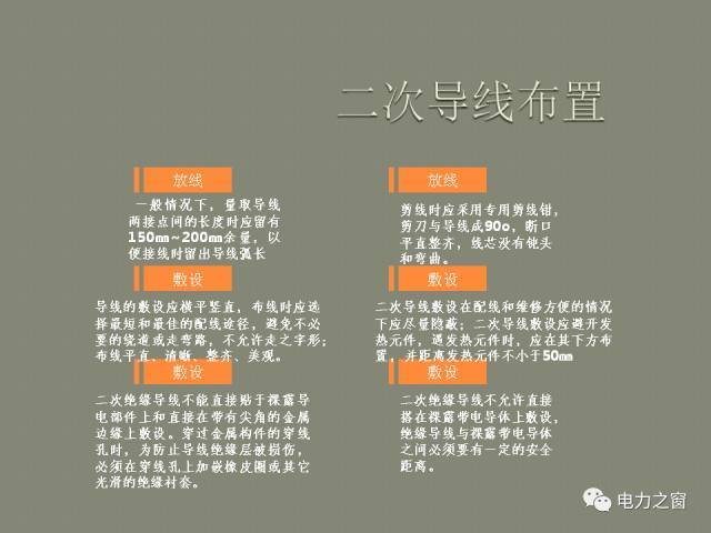 WWW 该设置开关柜二次接线处理条掉落(快速接受)