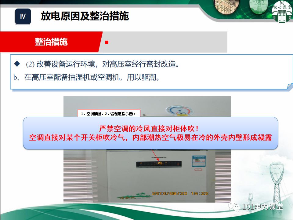 大波 开关柜湿度排放和处理方法