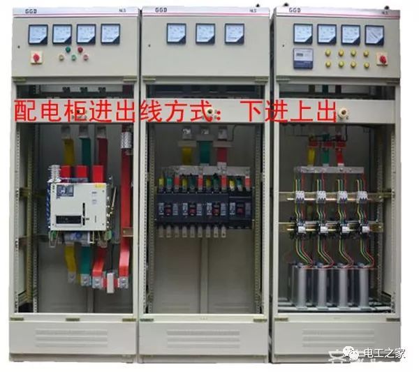 WWW 配电柜进线和出线原则:上入、下出、下入、上出、上入、上出、上入、上出、上入、下出