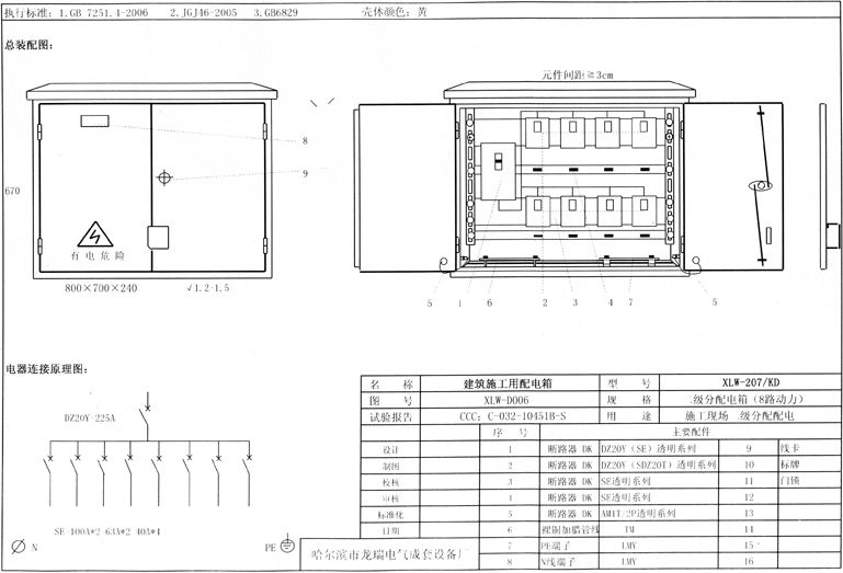 WWW 标准化示例|如何配置施工现场临时用电配电箱(机柜)？