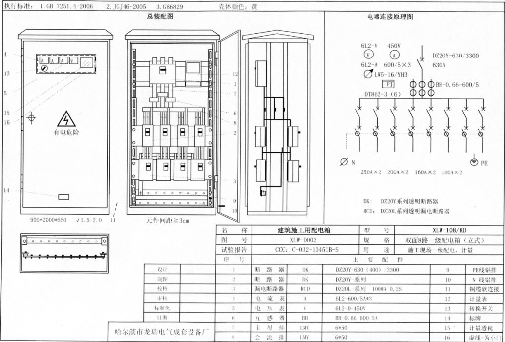 WWW 标准化示例|如何配置施工现场临时用电配电箱(机柜)？