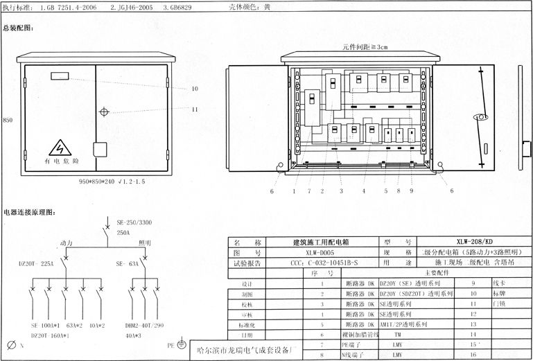 WWW 标准化示例|如何配置施工现场临时用电配电箱(机柜)？