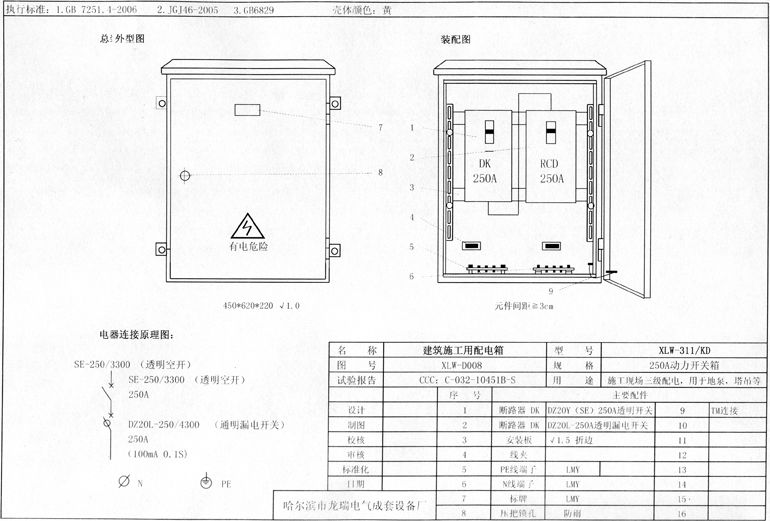 WWW 标准化示例|如何配置施工现场临时用电配电箱(机柜)？