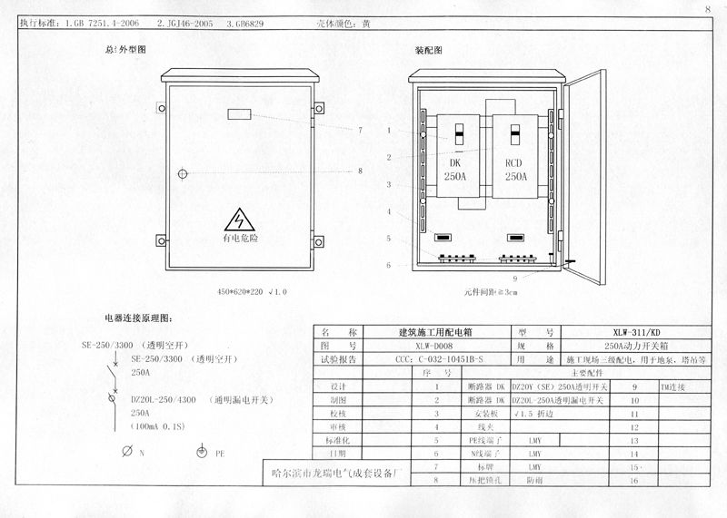 大波 从变压器到配电箱！临时电源线连接和配电箱配置标准图！